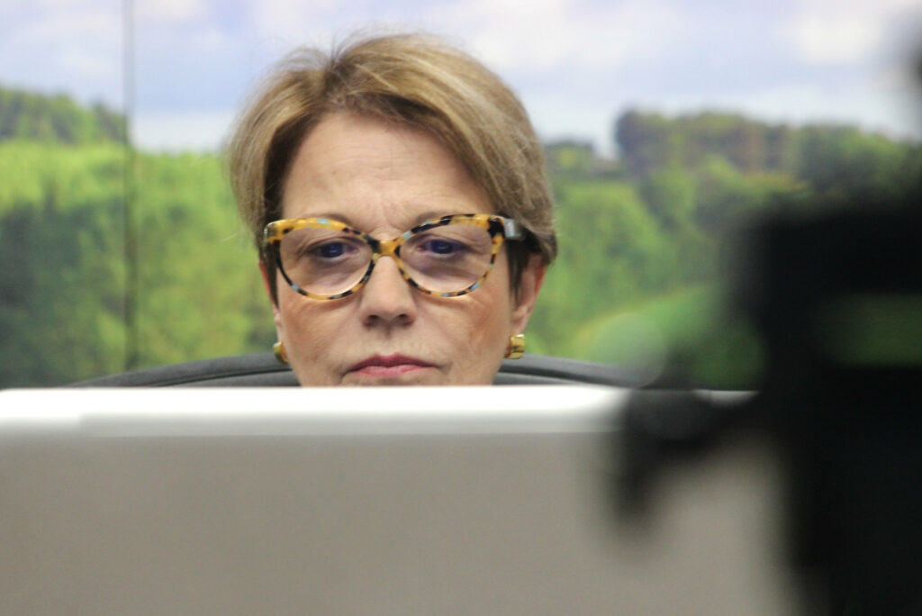 No lançamento do Plano Safra, Teresa Cristina defende conservação ambiental A ministra Tereza Cristina (Agricultura). Foto Antonio Araujo/Mapa