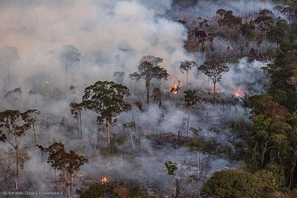 Uma bola de fogo com água e a palavra fogo no fundo